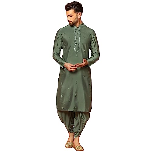 Men's Kurta Dhoti Set - Traditional Indian Ethnic Wear for Men - Ideal for Weddings, Festivals & Celebrations