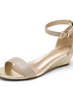 Women's Ingrid Ankle Strap Low Wedge Sandal