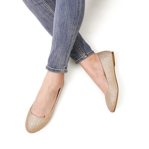 Women's Sole-Simple Ballerina Walking Flats Shoes