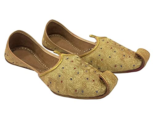 Mens Juti Indian Traditional Handmade Khussa Men Shoes Wedding Mojari