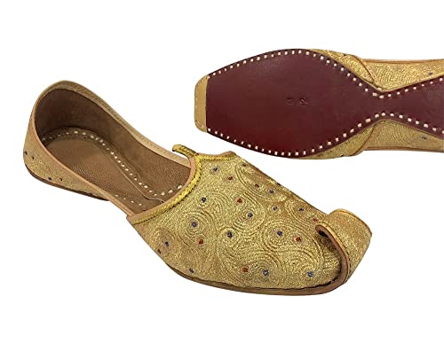 Mens Juti Indian Traditional Handmade Khussa Men Shoes Wedding Mojari