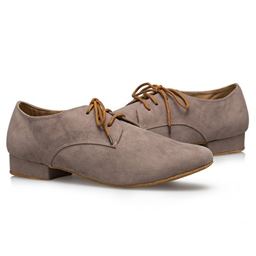 Men's TH174 Fashion Suede Leather Wedding Ballroom Latin Taogo Dance Shoes