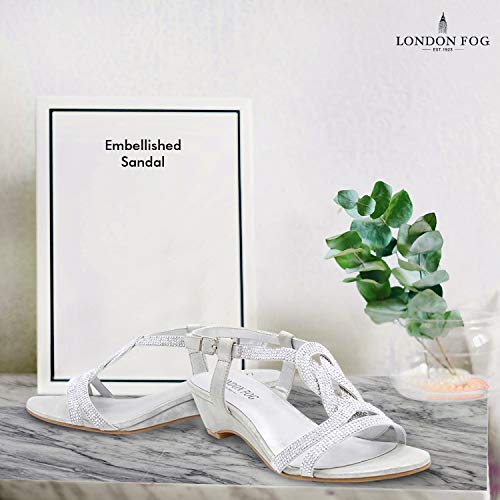 Womens Macey Demi-Wedge Dress Sandals