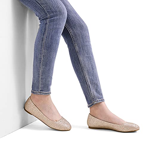 Women's Sole-Simple Ballerina Walking Flats Shoes