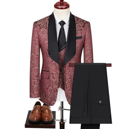 Spring Men's Suit Wedding Dress Groom Suit Mens Suits 3 Piece Men Clothing