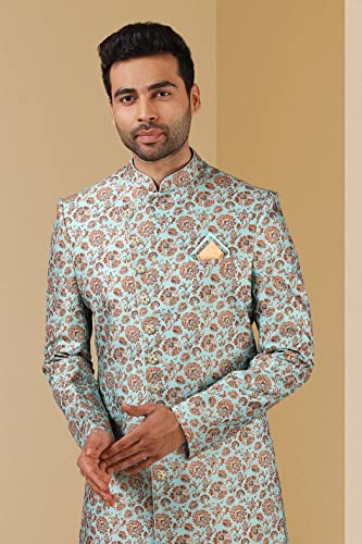 Indian Ethnic Royal Designer Party Wear Traditional Groom Wedding Indo Western Sherwani For Men