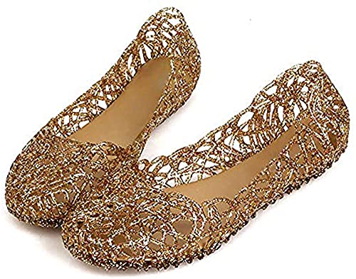Womens Sandals Flat Jelly Shoes Slip On Hollow Out Loafers…