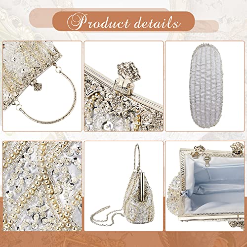 1920s Vintage Beaded Clutch Evening Bag Formal 1920s Accessories for Women Wedding Party Gift