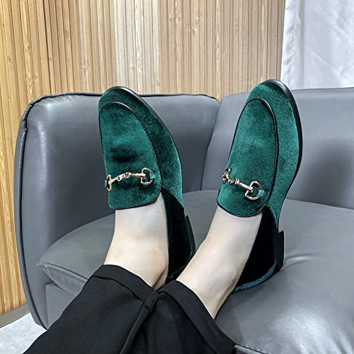 Men's Luxury Velvet Penny Loafer Shoes Noble Slip-on Suede Loafers Smoking Slippers Plus Size 7-13