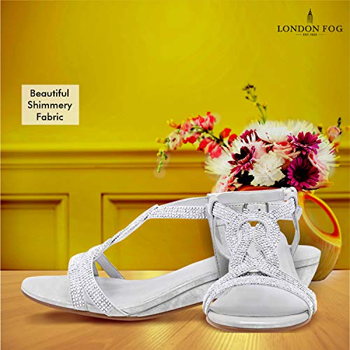 Womens Macey Demi-Wedge Dress Sandals