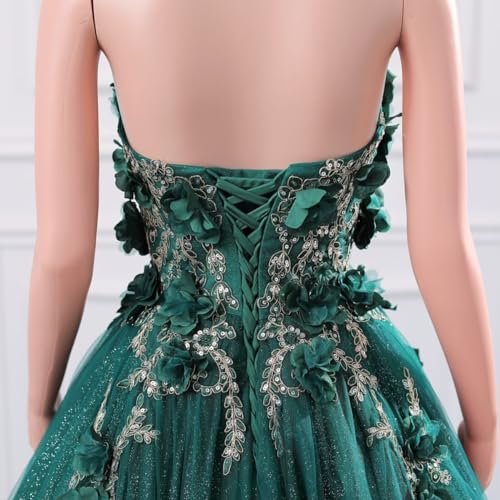 Girls' Ball Sweet 15 Quinceanera Dress Birthday Party Pageant Prom Evening Gown Beadings Lace